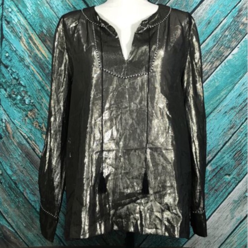 Really Beautiful Shimmer Blouse With Tassel, Cute From Design 👌